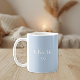 Minimal Personalized Name Mug Kaffemugg