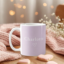 Minimal Personalized Name Mug Kaffemugg