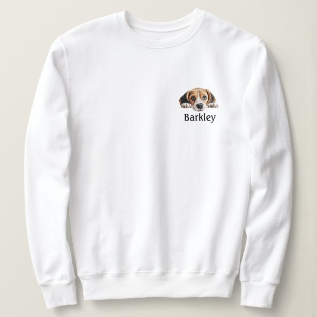 Minimal Personlig för Beagle-sökning T Shirt (Design framsida)