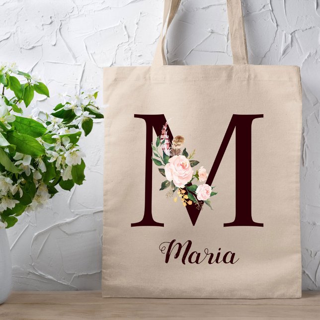 Minimal Personlig för  Blommigt i Brev M Tygkasse (Skapare uppladdad)
