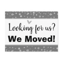 Minimal Personlig för Vi har flyttat