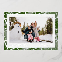 Minimal Plaid One Foto Grön Real