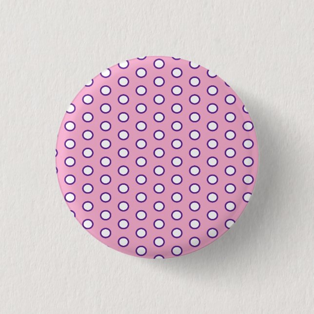 Minimal Polka Dot buttom  Knapp (Framsida)