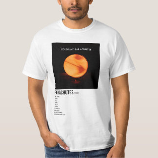 minimal poster av albumet fallskärm t shirt