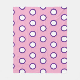 Minimal prickig flanellfilt fleecefilt