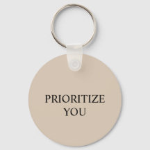 Minimal Prioritera Du Citat Beige