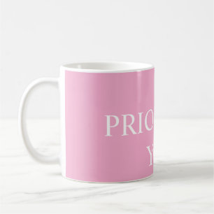Minimal Prioritera Du Citat Dammig Rosarosa Kaffemugg