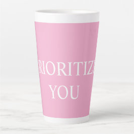 Minimal Prioritize You Quote Dusty Rose Pink
