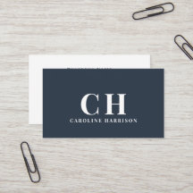 Minimal Professionell enkel monogramflotta