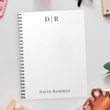 Minimal Professionell för Monogram Personlig Namn