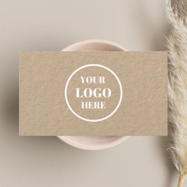 Minimal Professionell - Logotyp, rustik Neutralt Visitkort (Skapare uppladdad)
