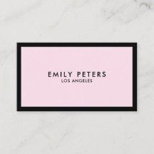 Minimal Professionell Luxury Black Rosa