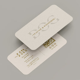 Minimal Professionell, monogram och modern Visitkort