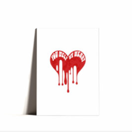 Minimal Punny Alla hjärtans dag Helgkort