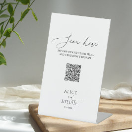 Minimal QR-kod för Bröllop-Online, inledande tecke