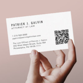 Minimal QR-kod för Professionell Visitkort