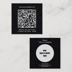 Minimal QR-Professionell för kod Fyrkantigt Visitkort