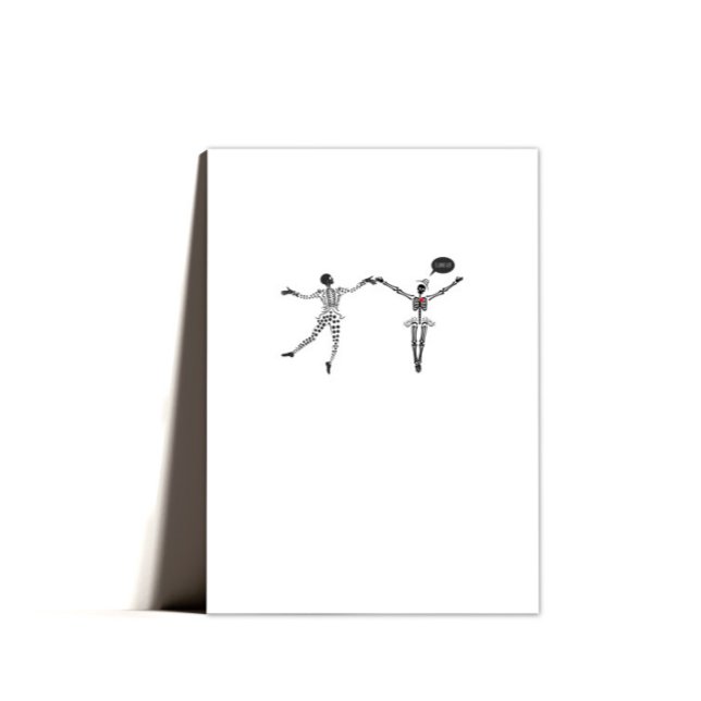 Minimal Quirky Alla hjärtans dag Helgkort (Skapare uppladdad)
