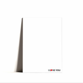 Minimal Quirky Alla hjärtans dag Helgkort