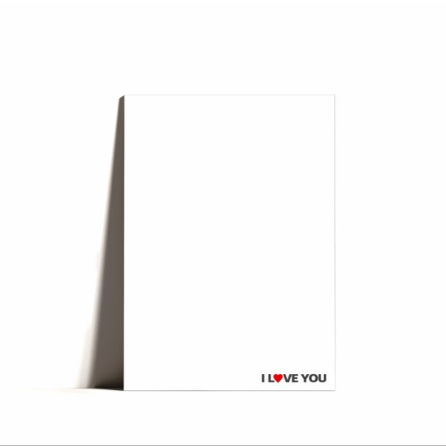 Minimal Quirky Alla hjärtans dag Helgkort (Skapare uppladdad)
