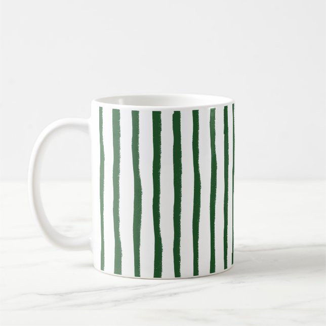Minimal Rand-Grönt Kaffemugg (Vänster)