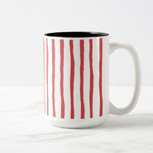 Minimal Rand Red Två-Tonad Mugg