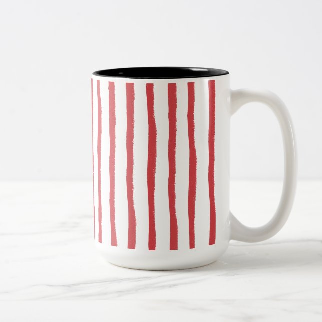 Minimal Rand Red Två-Tonad Mugg (Höger)
