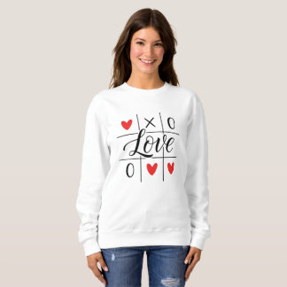 Minimal Red Hearts Cozy Sweatshirt T Shirt
