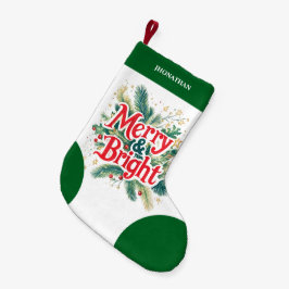 Minimal ren enkel Julafton Red White Liten Julstrumpa