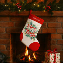 Minimal ren enkel Julafton Red White