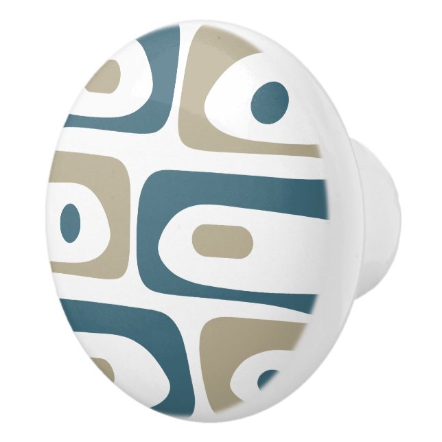 Minimal Retro-Abstrakt för modern Piquet-teknik i  Knopp (Höger)