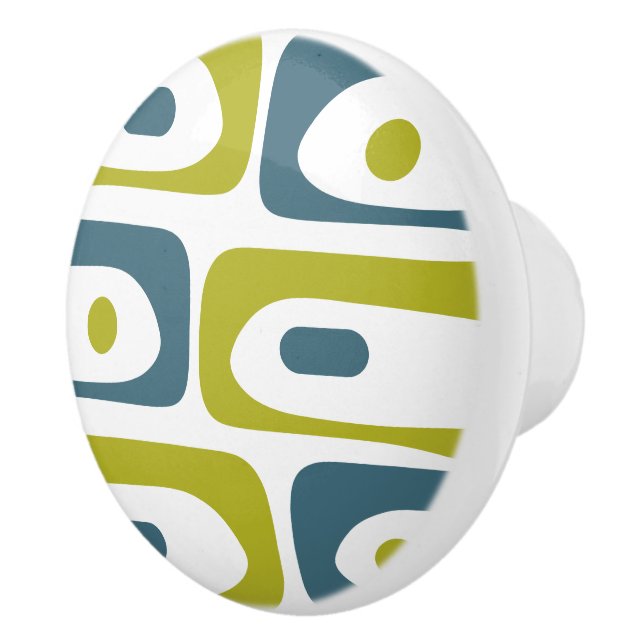 Minimal Retro-Abstrakt för modern Piquet-teknik i  Knopp (Höger)