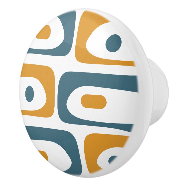 Minimal Retro-Abstrakt för modern Piquet-teknik i  Knopp (Höger)