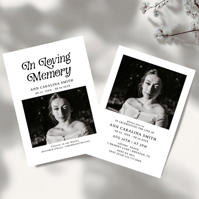 Minimal retro-funktion i överlagringsminnet inbjudningar (Skapare uppladdad)