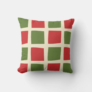 Minimal Retro Modern julkontroll i stort Mönster Kudde