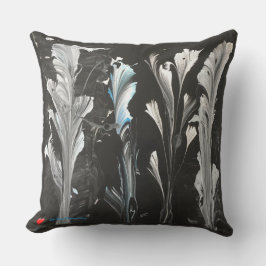 Minimal röd hjärtvit svart blå originalgarden kudde