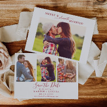 Minimal röd merry nästan marktad HZ Spara datumet