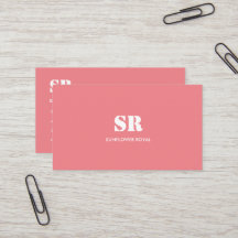 Minimal Rosa av monogram Elegant