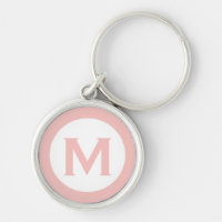 Minimal Rosa Classic Monogram Initial Brev