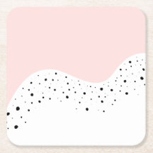 Minimal rosa-design med punkter