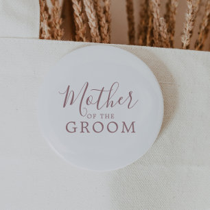 Minimal RoseGold Mor i Groom-Möhippan Knapp