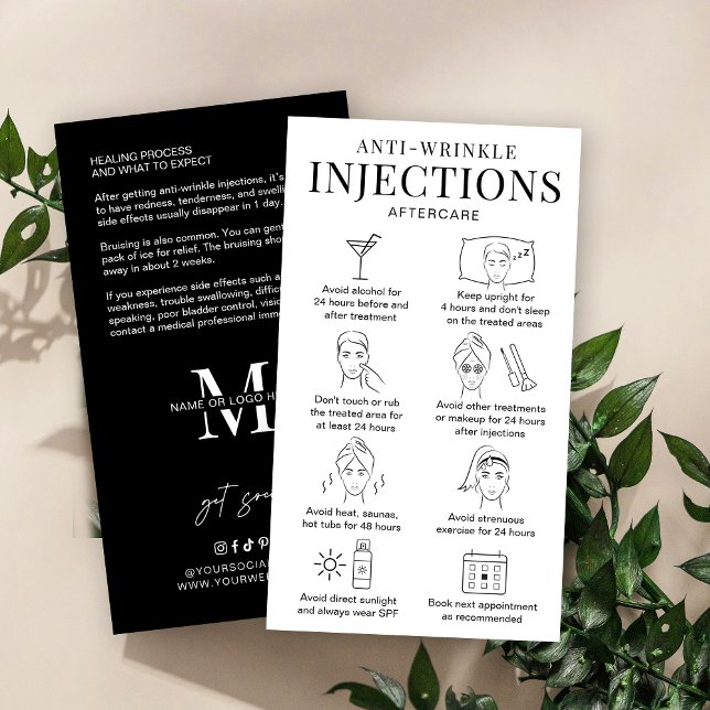 Minimal salon för antiskrynklingsfyllning i efterb visitkort (Skapare uppladdad)