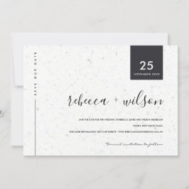 MINIMAL SCANDI RUSTIC TERRAZZO STRUKTUR TYPOGRAFI SPARA DATUMET