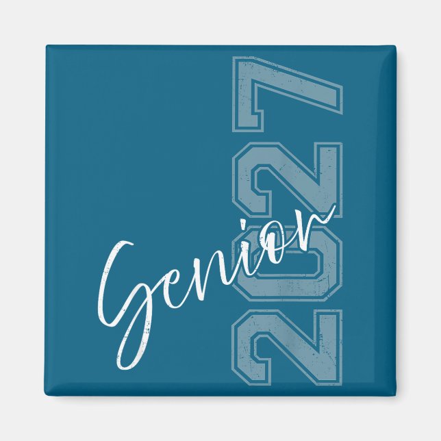 Minimal Senior 2027 Klass Examen Magnet (Framsidan)