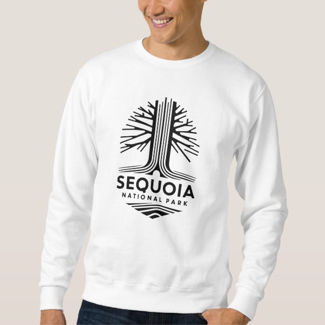 Minimal Sequoia nationalpark Lång Ärmad Tröja (Framsida)