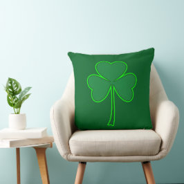 Minimal Shamrock St Patrick’s Day Shirt – almofada Kudde