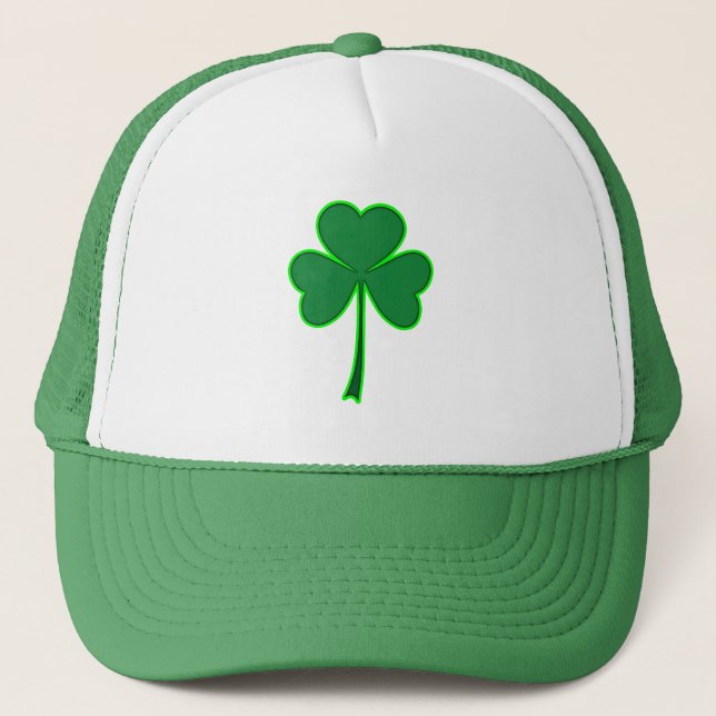 Minimal Shamrock St Patrick’s Day Shirt – boné Keps (Framsida)