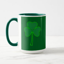 Minimal Shamrock St Patrick’s Day Shirt – caneca Mugg