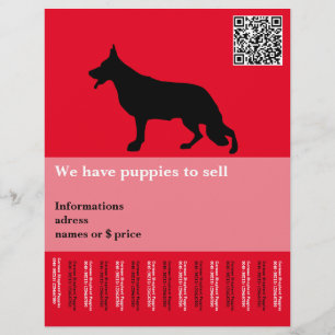 Minimal Shepherd Hund personlig Reklamblad