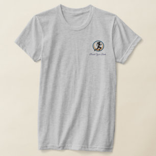 Minimal Silhouette Rörelse T-shirt - Modern grafik